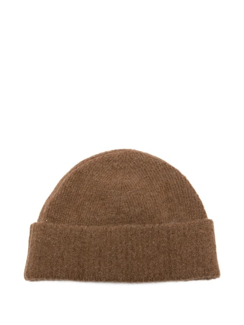 AMI Paris Ami de Coeur appliqué beanie - Neutrals - zdjęcie produktu nr 2