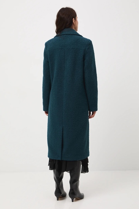 Medicine płaszcz damski kolor turkusowy - zdjęcie produktu nr 2