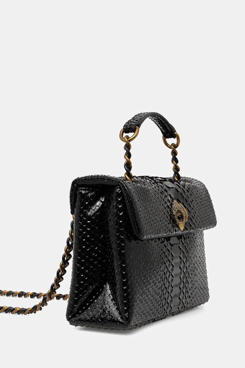 Kurt Geiger London torebka skórzana KENSINGTON kolor czarny 5021500719 - zdjęcie produktu nr 2