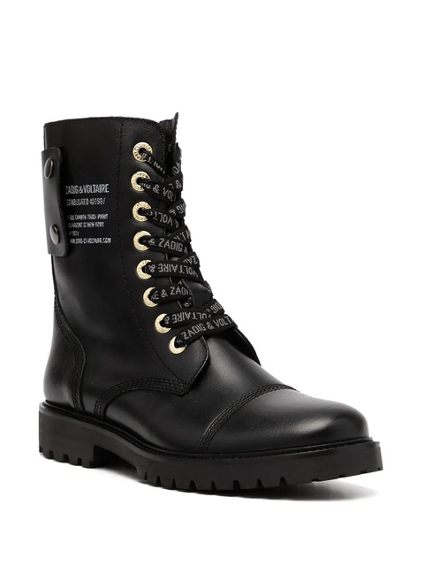 Zadig&Voltaire Joe combat boots - Black - zdjęcie produktu nr 2