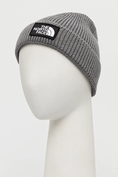 The North Face czapka TNF Logo Box kolor szary NF0A8CHEDYY1 - zdjęcie produktu nr 2