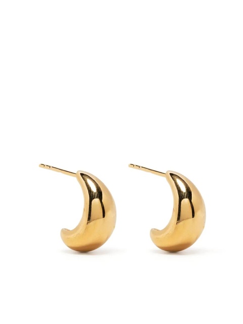 Missoma Savi Dome polished hoop earrings - Gold - zdjęcie produktu nr 1