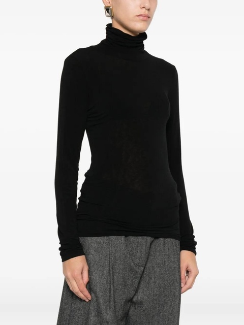 SOLOTRE roll-neck sweater - Black - zdjęcie produktu nr 2