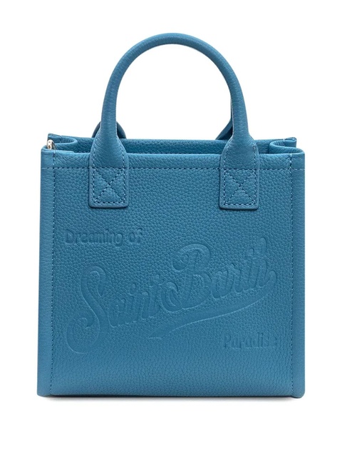 MC2 Saint Barth mini Vanity leather tote bag - Blue - zdjęcie produktu nr 2