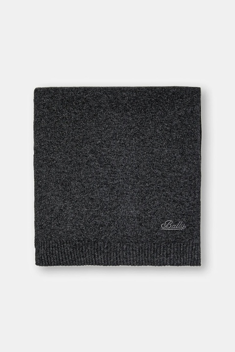 Bally szalik kaszmirowy damski kolor szary melanżowy WSC04K - zdjęcie produktu nr 2