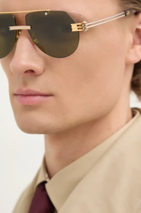 Bottega Veneta okulary kolor złoty BV1342S - zdjęcie produktu nr 2
