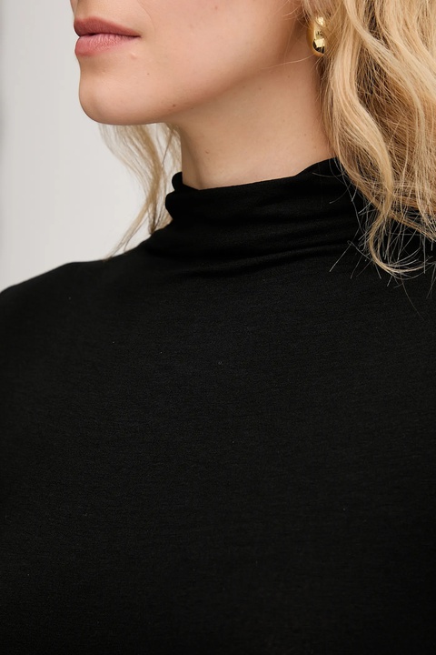 Marella longsleeve Emme by Marella kolor czarny z golfem 2525946031200 - zdjęcie produktu nr 2