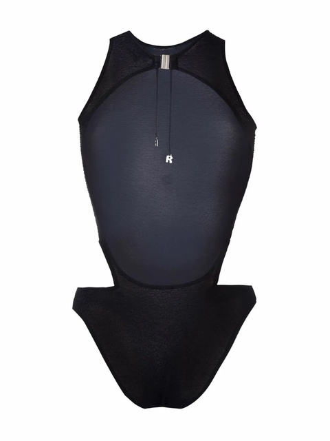 ROTATE BIRGER CHRISTENSEN Molly semi-sheer bodysuit - Blue - zdjęcie produktu nr 2