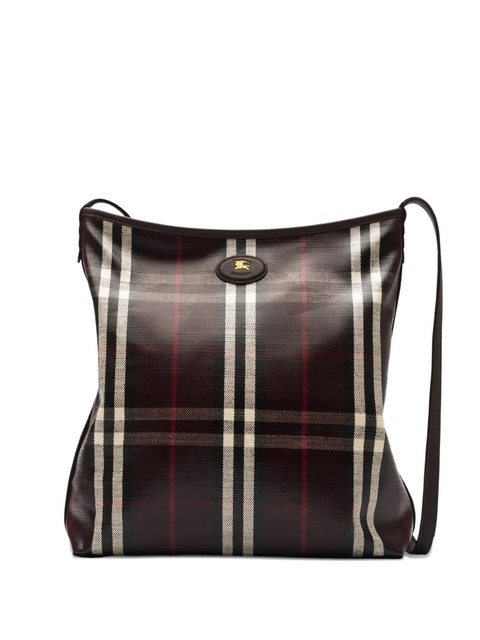 Burberry small Highlands check-pattern shoulder bag - Brown - zdjęcie produktu nr 2