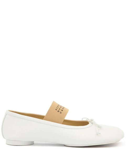 MM6 Maison Margiela Anatomic ballerinas shoes - White - zdjęcie produktu nr 1