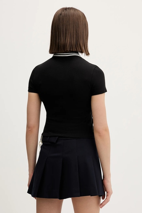 Tommy Jeans polo damski kolor czarny DW0DW21932 - zdjęcie produktu nr 2