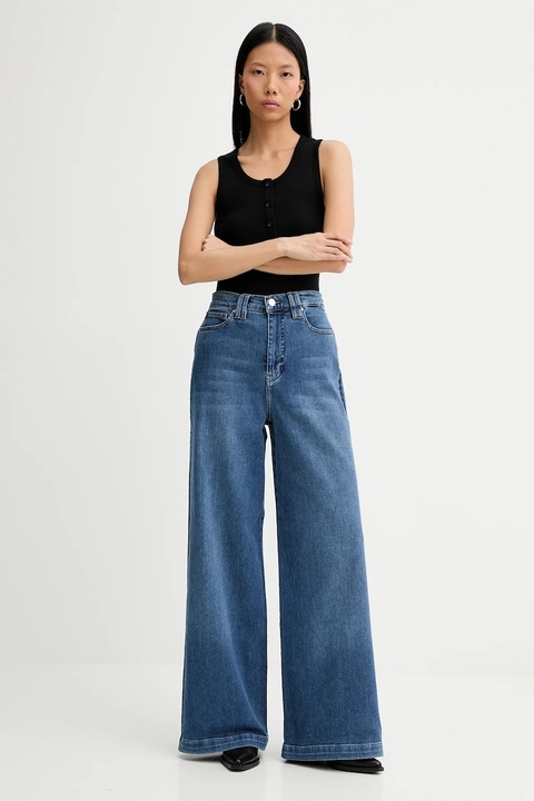 MUNTHE jeansy REWARI damskie kolor niebieski 254142525405 - zdjęcie produktu nr 1