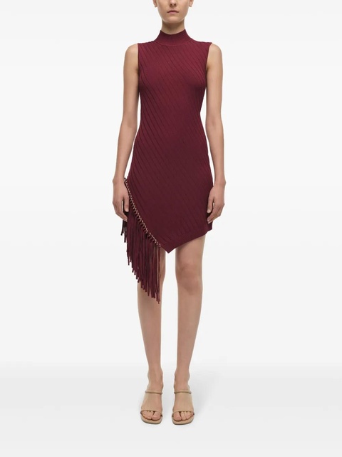 Simkhai Claire fringed dress - Red - zdjęcie produktu nr 2