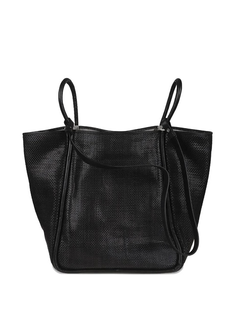DRAGON DIFFUSION Ana woven leather tote bag - Black - zdjęcie produktu nr 2