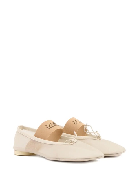 MM6 Maison Margiela mesh ballerina shoes - Neutrals - zdjęcie produktu nr 2