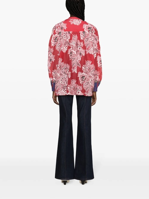 ETRO floral-print blouse - Red - zdjęcie produktu nr 2