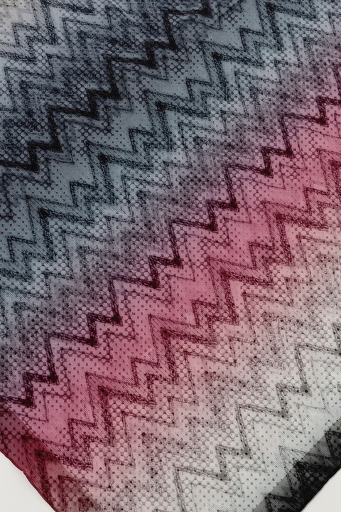 Missoni chusta jedwabna damska kolor multicolor wzorzysta FO41CRDA272 - zdjęcie produktu nr 2