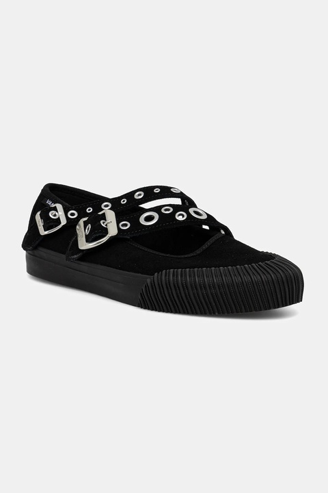Vans baleriny zamszowe Mary Jane Straps kolor czarny VN000D9ABLA1 - zdjęcie produktu nr 1