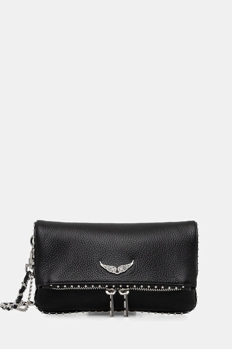 ZADIG&VOLTAIRE torebka skórzana kolor czarny LWBA03977 - zdjęcie produktu nr 1