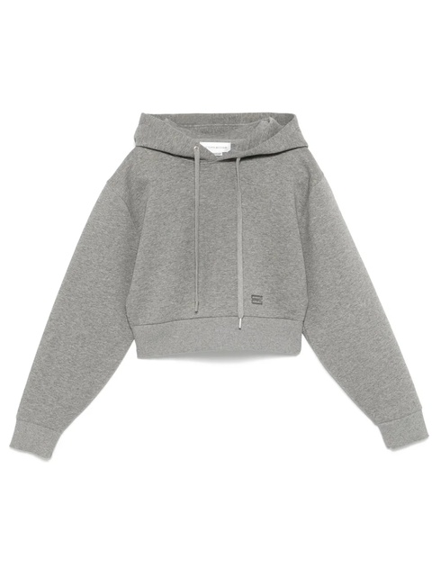 Victoria Beckham cropped hoodie - Grey - zdjęcie produktu nr 1
