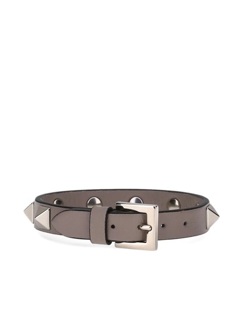 Valentino Garavani rockstud leather bracelet - Brown - zdjęcie produktu nr 1