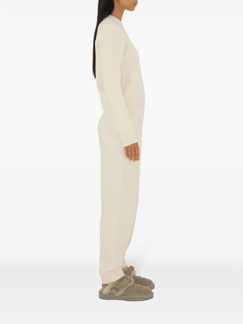 Burberry cotton-wool blend track pants - Neutrals - zdjęcie produktu nr 2