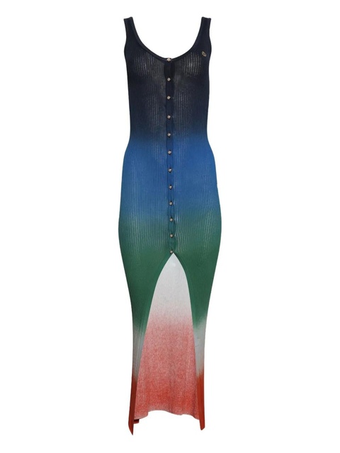 Casablanca gradient-effect maxi dress - Blue - zdjęcie produktu nr 1