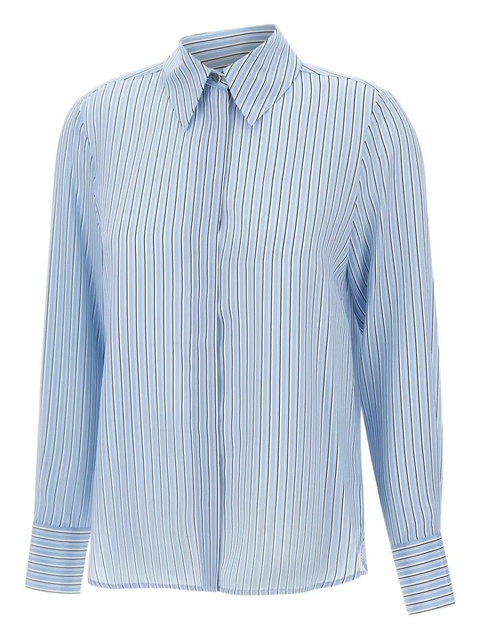 Max Mara Nola striped-pattern button shirt - Blue - zdjęcie produktu nr 1