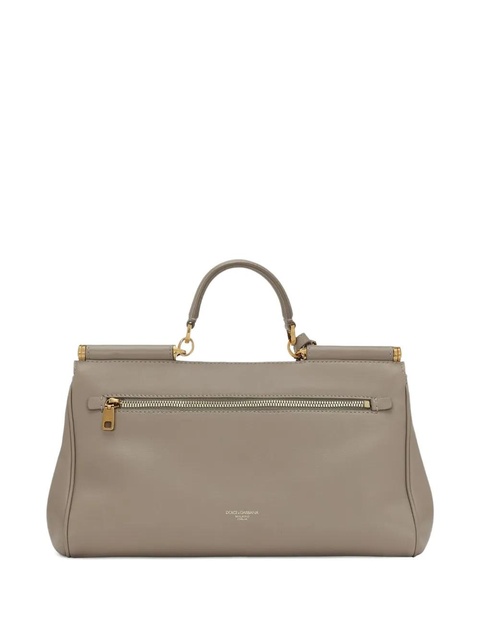 Dolce & Gabbana My Sicily lock-charm leather tote bag - Neutrals - zdjęcie produktu nr 2