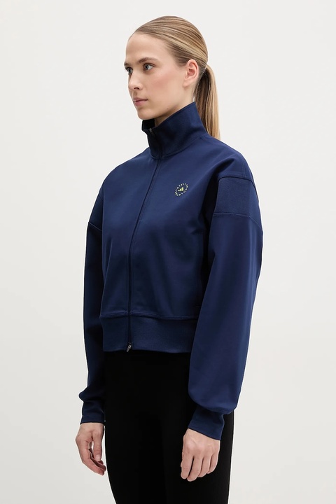 adidas by Stella McCartney bluza dresowa kolor granatowy gładka JF8515 - zdjęcie produktu nr 2