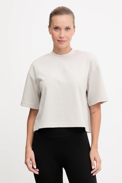 adidas Performance t-shirt treningowy Motion damski kolor beżowy JM4476 - zdjęcie produktu nr 1