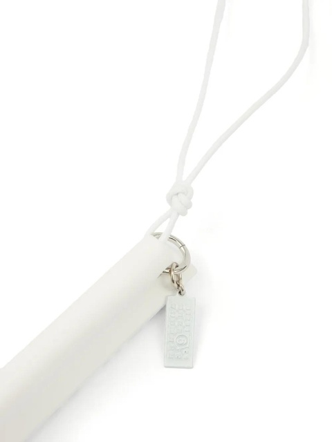 MM6 Maison Margiela pendant necklace - White - zdjęcie produktu nr 2