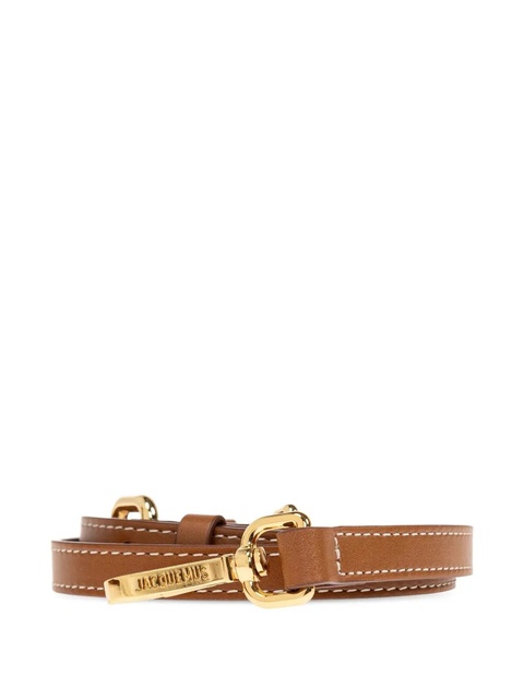 Jacquemus The Big Bambino top-handle leather bag - Brown - zdjęcie produktu nr 1
