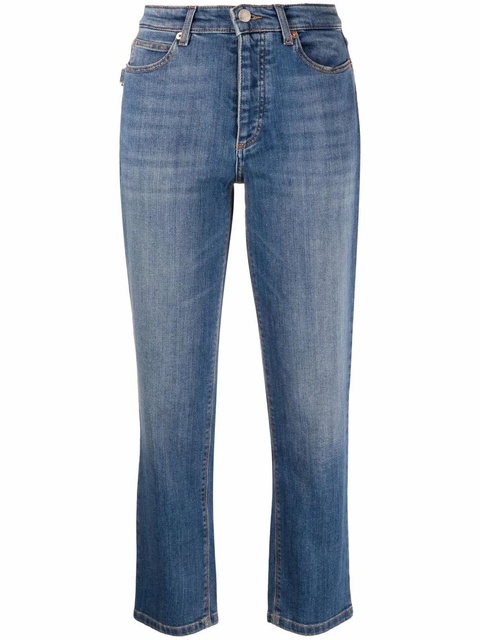 Zadig&Voltaire cropped slim-fit jeans - Blue - zdjęcie produktu nr 1