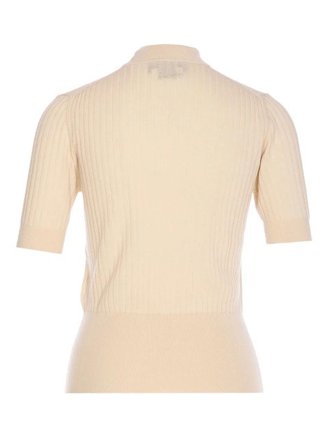 FENDI ribbed high-neck sweater - Neutrals - zdjęcie produktu nr 1