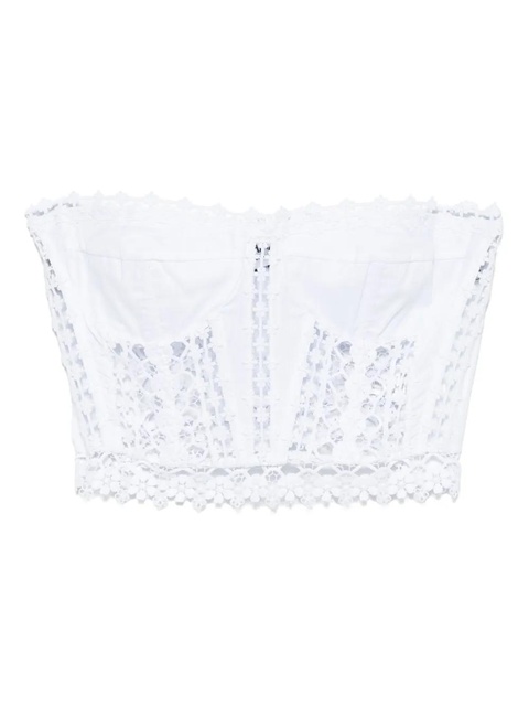 Charo Ruiz Ibiza cropped top - White - zdjęcie produktu nr 1