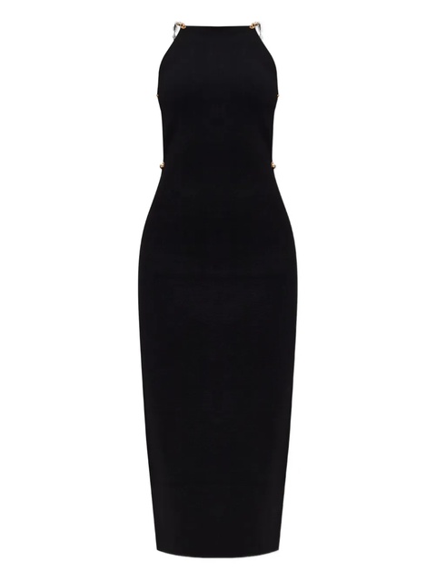 Cult Gaia pearl-embellished backless dress - Black - zdjęcie produktu nr 1
