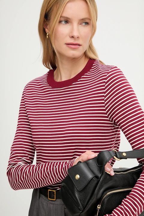 Answear.LAB longsleeve bawełniany damski kolor czerwony - zdjęcie produktu nr 1