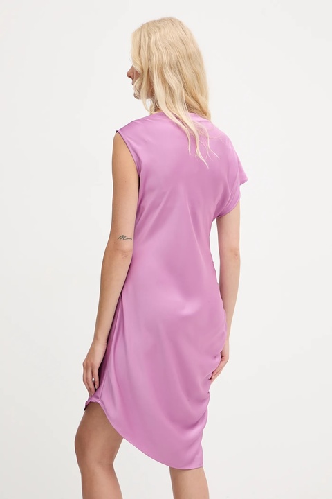 MAX&Co. sukienka kolor fioletowy mini prosta 2526226131200 - zdjęcie produktu nr 2