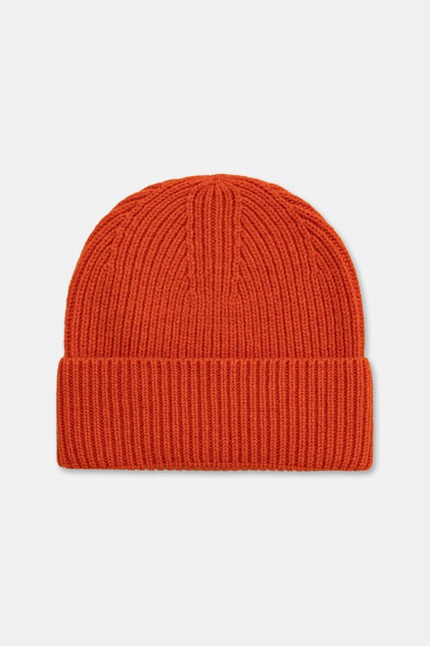 Answear.LAB czapka wełniana kolor pomarańczowy - zdjęcie produktu nr 1
