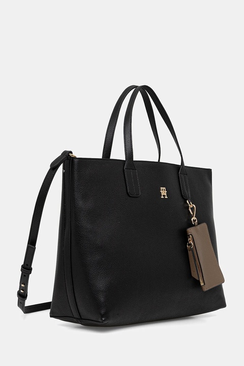Tommy Hilfiger torebka kolor czarny AW0AW18122 - zdjęcie produktu nr 2