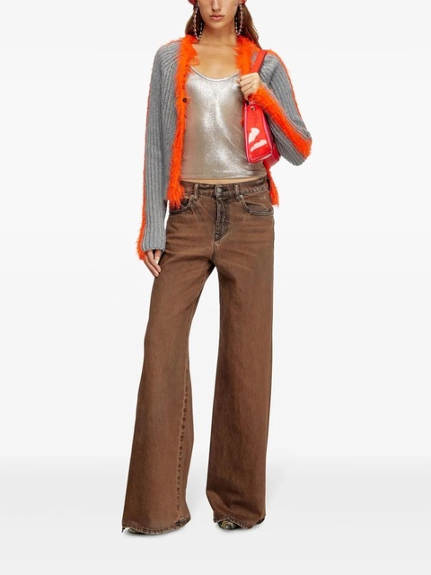 Diesel 1978 D-Akemi wide-legged jeans - Brown - zdjęcie produktu nr 2