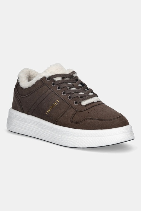 Twinset sneakersy damskie kolor brązowy 252TGT01G - zdjęcie produktu nr 1