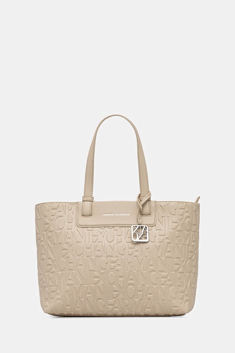 Armani Exchange torebka kolor beżowy XW001481 AF15774 - zdjęcie produktu nr 1