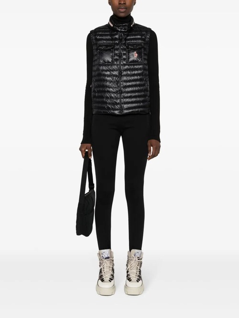 Moncler Grenoble Gumiane padded gilet - Black - zdjęcie produktu nr 2