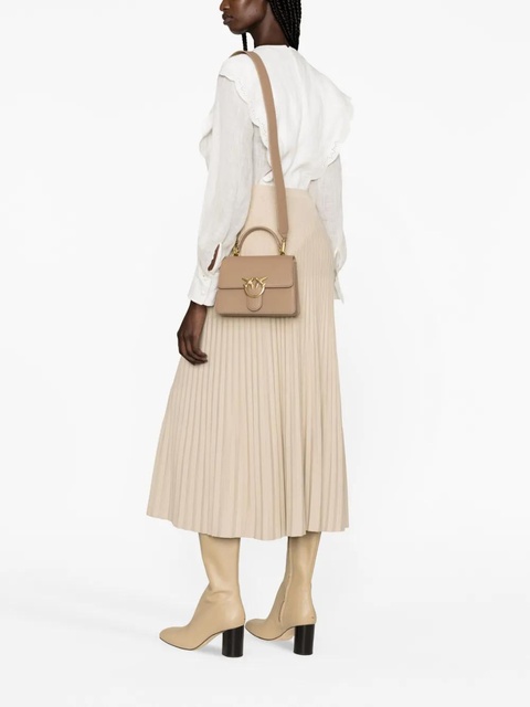 PINKO Love One mini tote bag - Brown - zdjęcie produktu nr 2