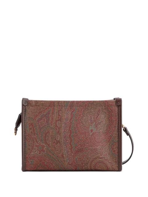 ETRO paisley-pattern logo-embroidered clutch bag - zdjęcie produktu nr 2