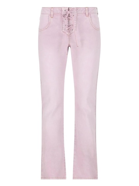 ISABEL MARANT lace-up jeans - Pink - zdjęcie produktu nr 1