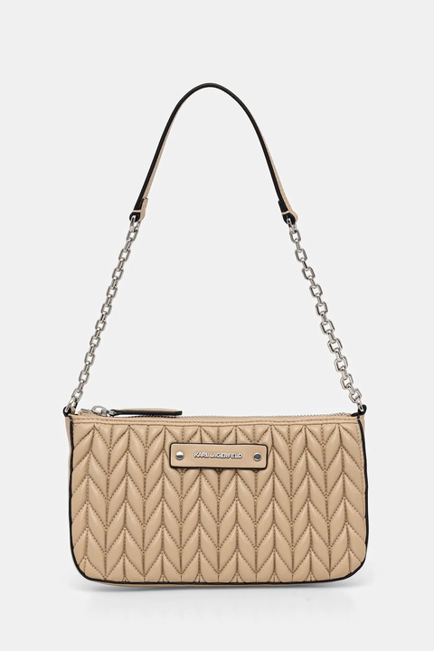 Karl Lagerfeld torebka K/WEAVE kolor beżowy B1W32031 - zdjęcie produktu nr 1