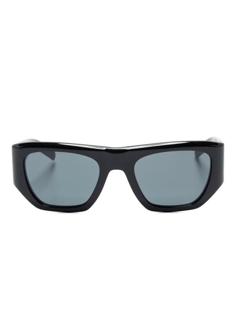 Saint Laurent Eyewear geometric-frame sunglasses - Black - zdjęcie produktu nr 1